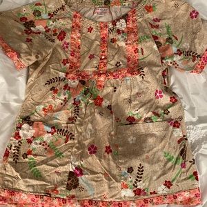 Khaki set of Nursing Scrubs